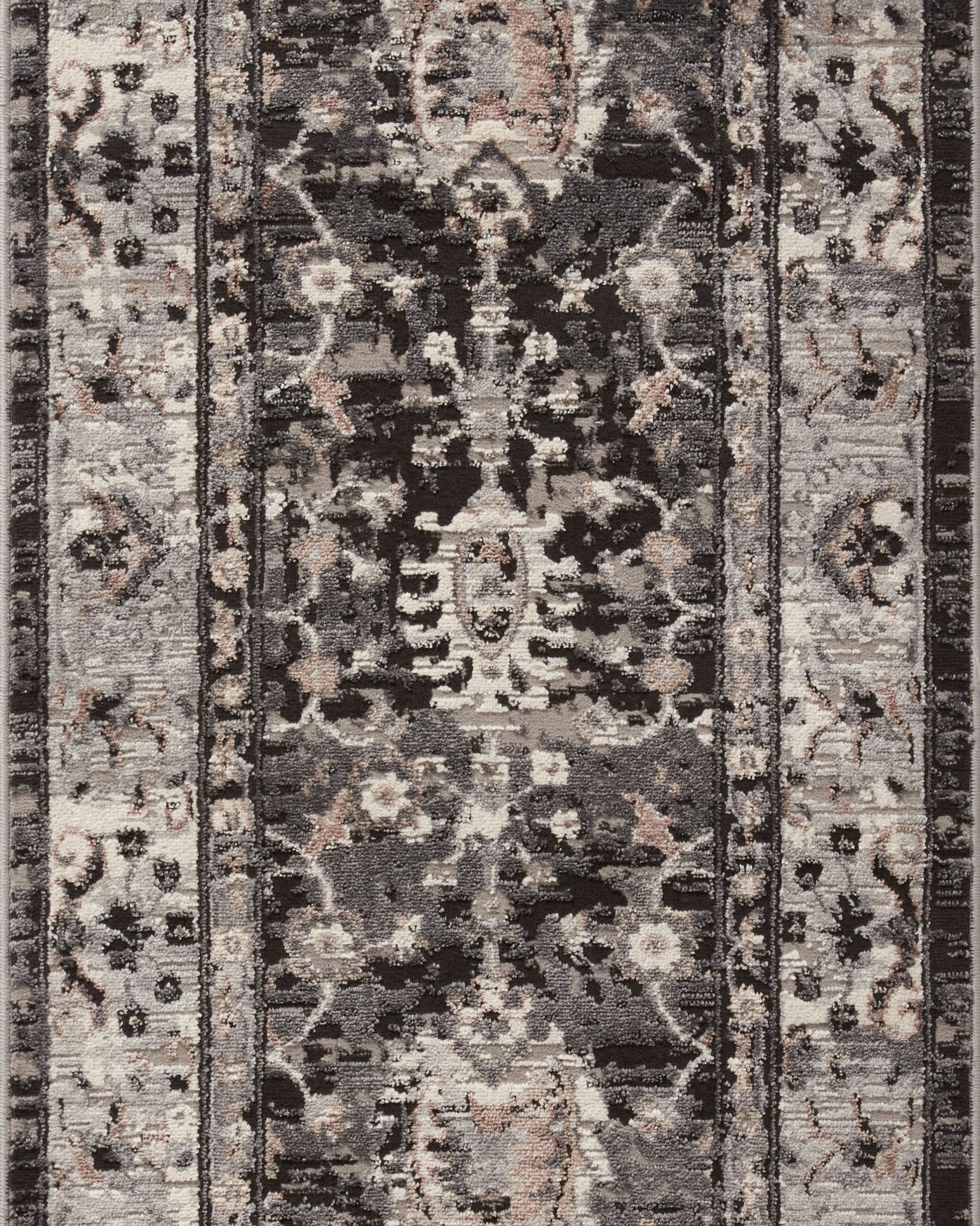 Loloi Estelle Charcoal / Grey Rug RUGS - synthetic Loloi