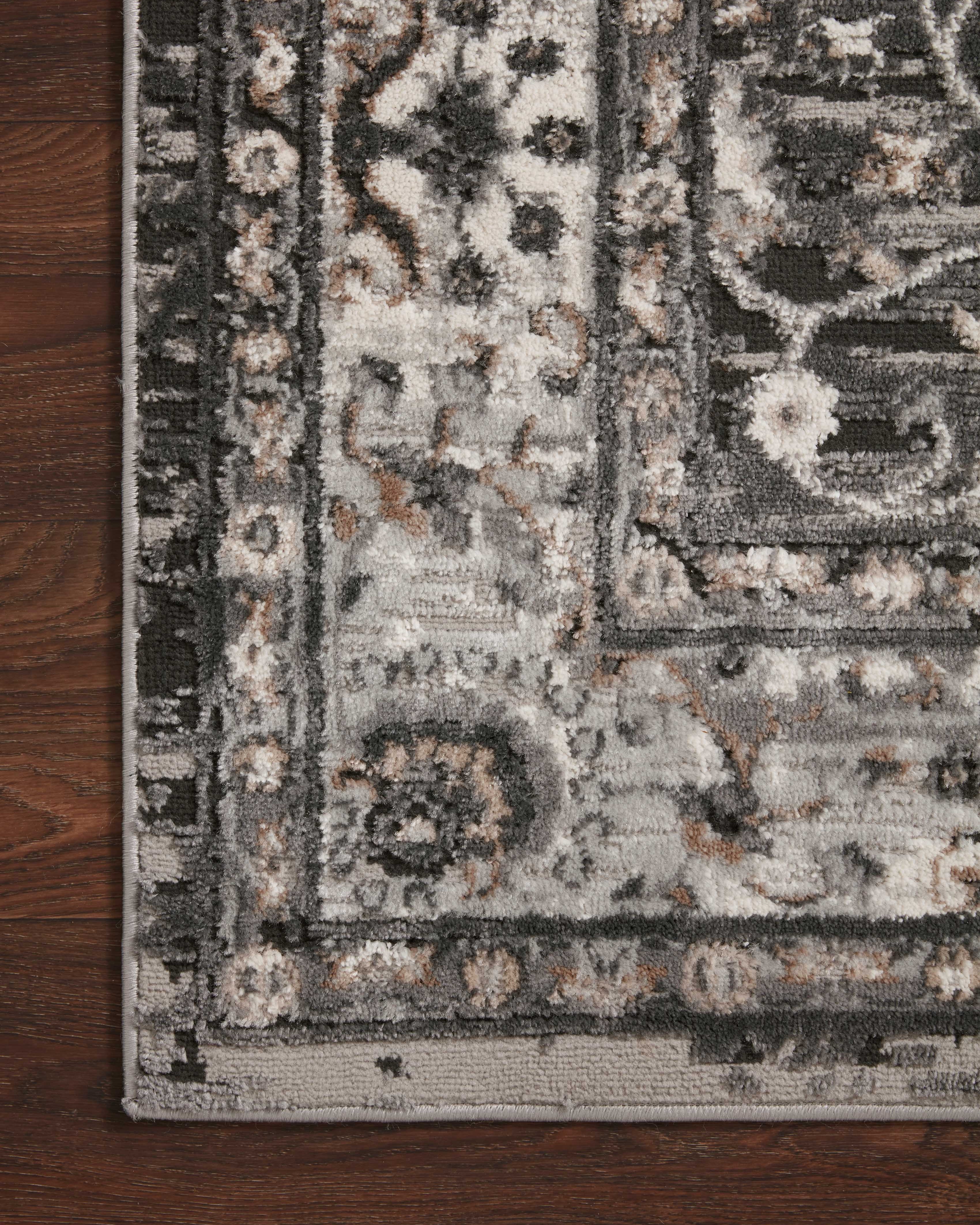 Loloi Estelle Charcoal / Grey Rug RUGS - synthetic Loloi