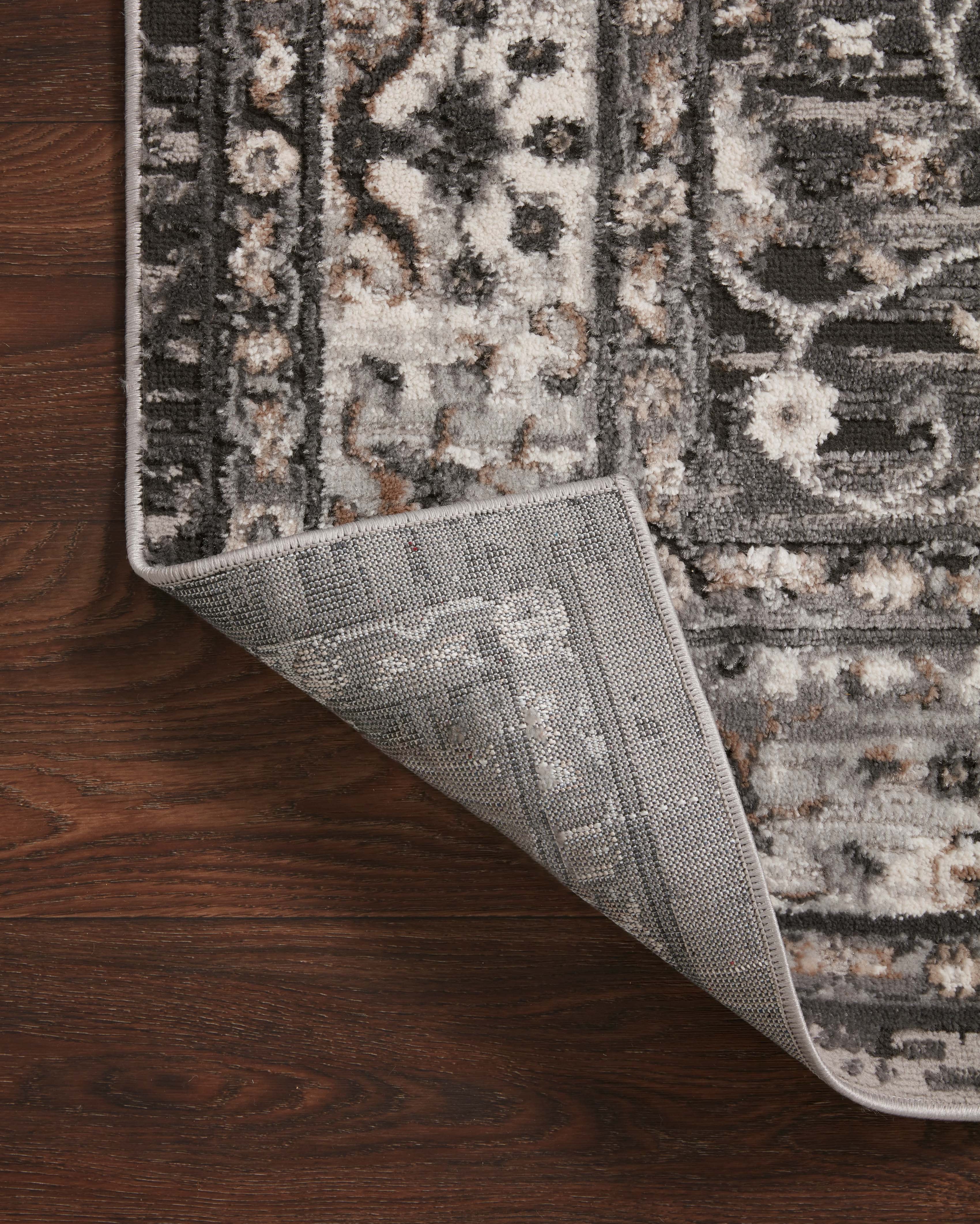 Loloi Estelle Charcoal / Grey Rug RUGS - synthetic Loloi