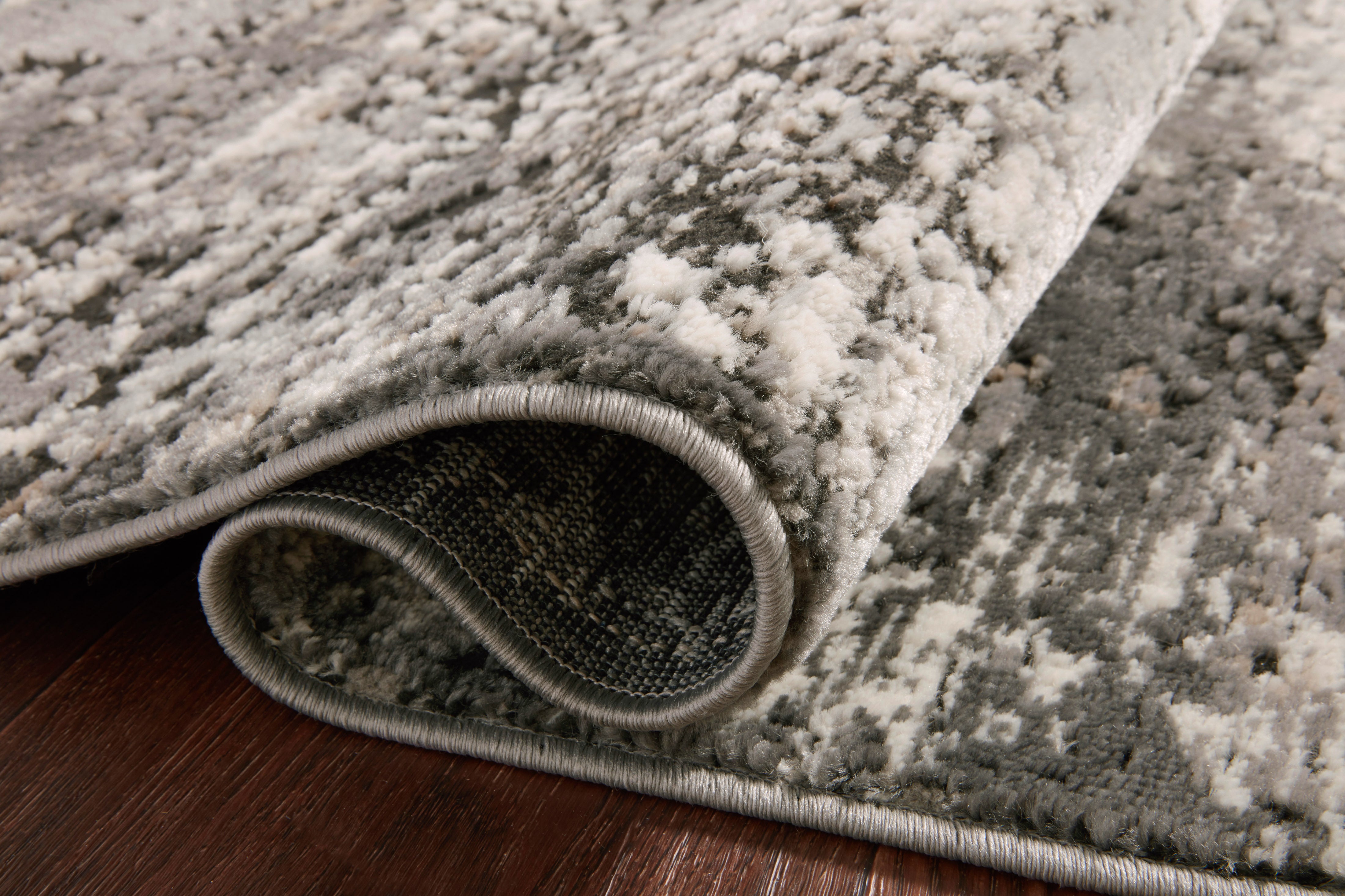 Loloi Estelle Charcoal / Granite Rug RUGS - synthetic Loloi