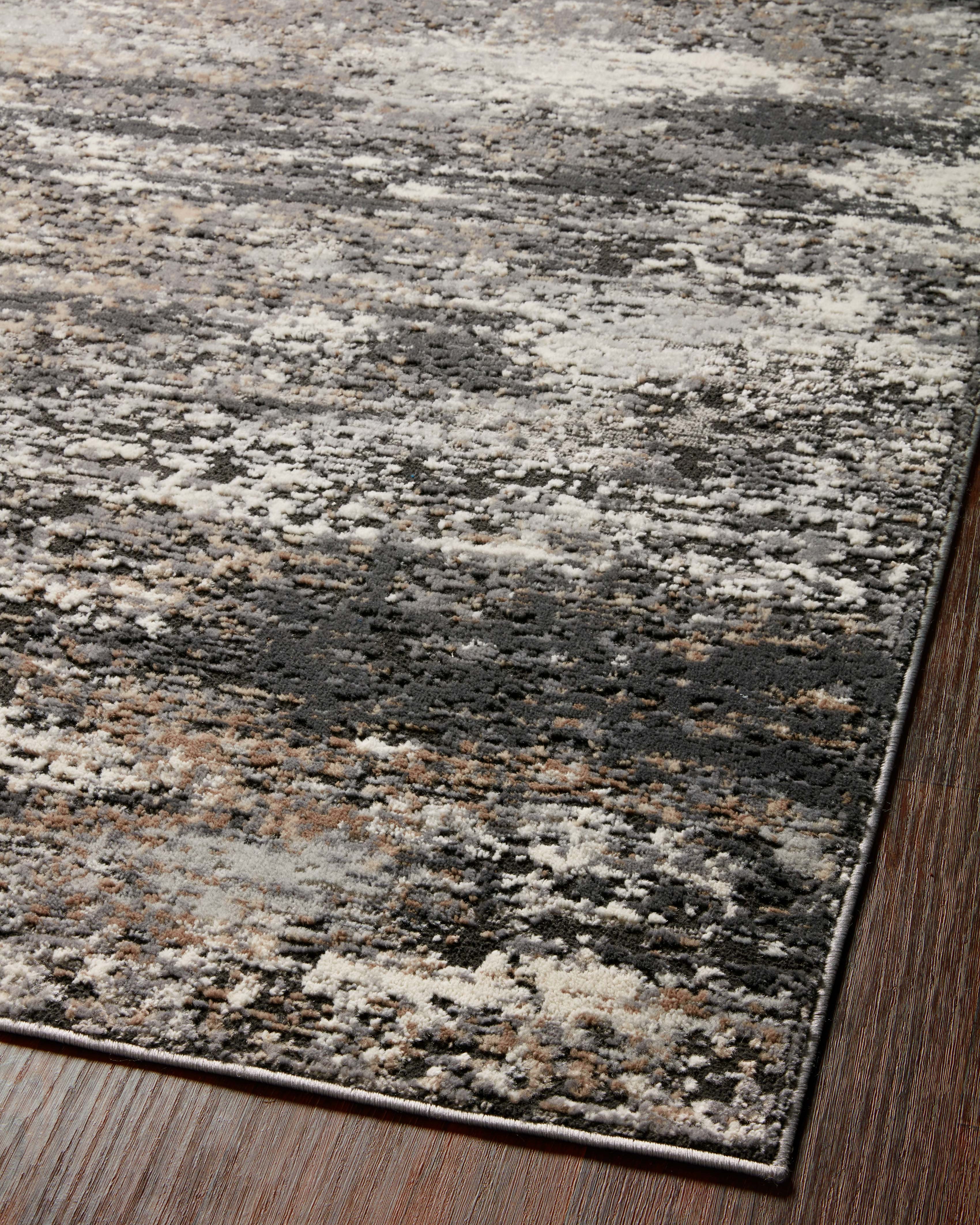 Loloi Estelle Charcoal / Granite Rug RUGS - synthetic Loloi
