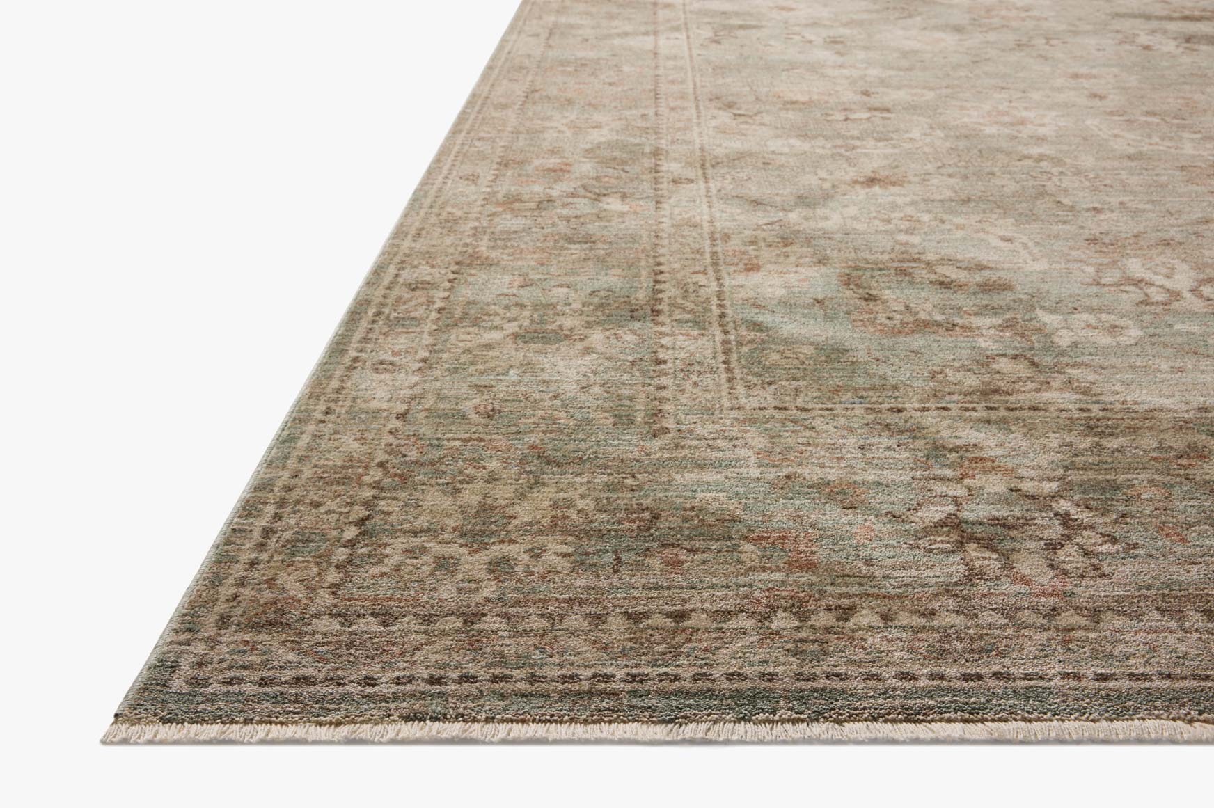 Amber Lewis x Loloi Ethel Lagoon / Clay Rug – 2