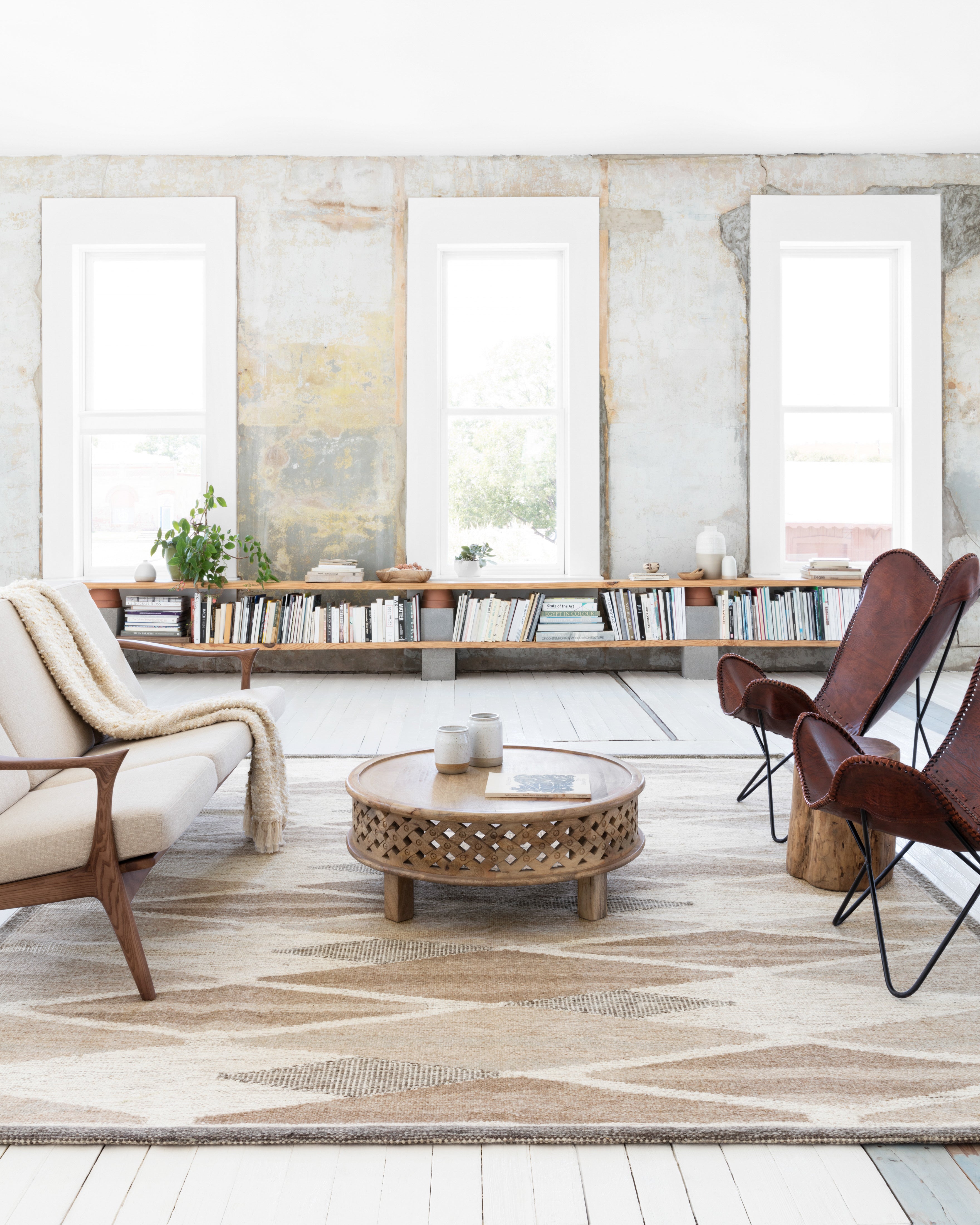 Loloi Evelina Taupe / Bark Rug RUGS - wool Loloi