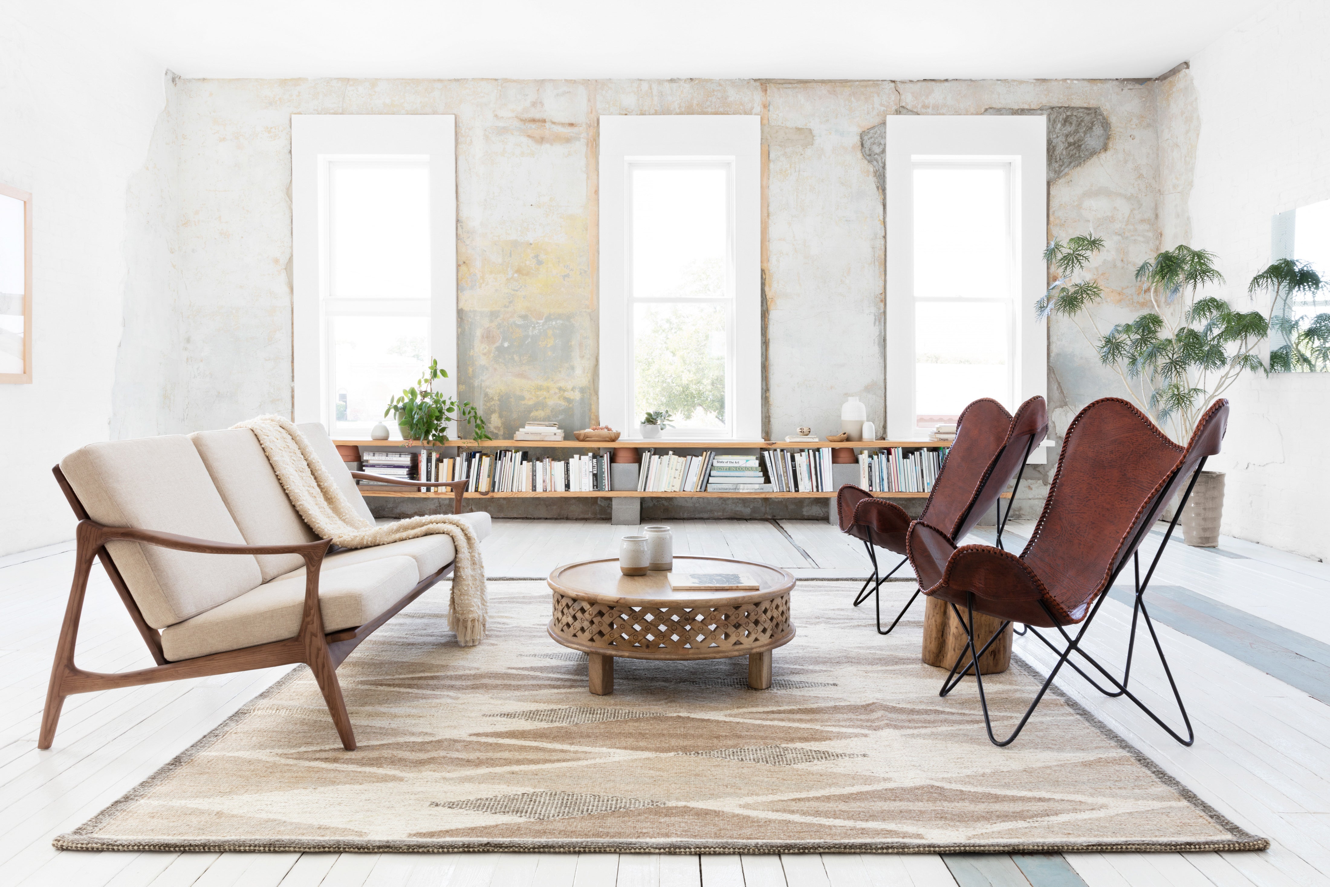 Loloi Evelina Taupe / Bark Rug RUGS - wool Loloi