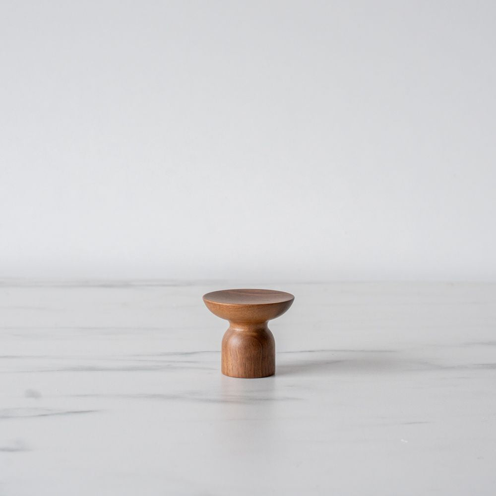 Orb Walnut Knob - Rug & Weave