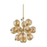 Ellory Chandelier LIGHTING - Chandelier Hudson Valley Lighting Patina Brass 32"