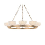 Caelum Chandelier LIGHTING - Chandelier Hudson Valley Lighting Patina Brass 44"