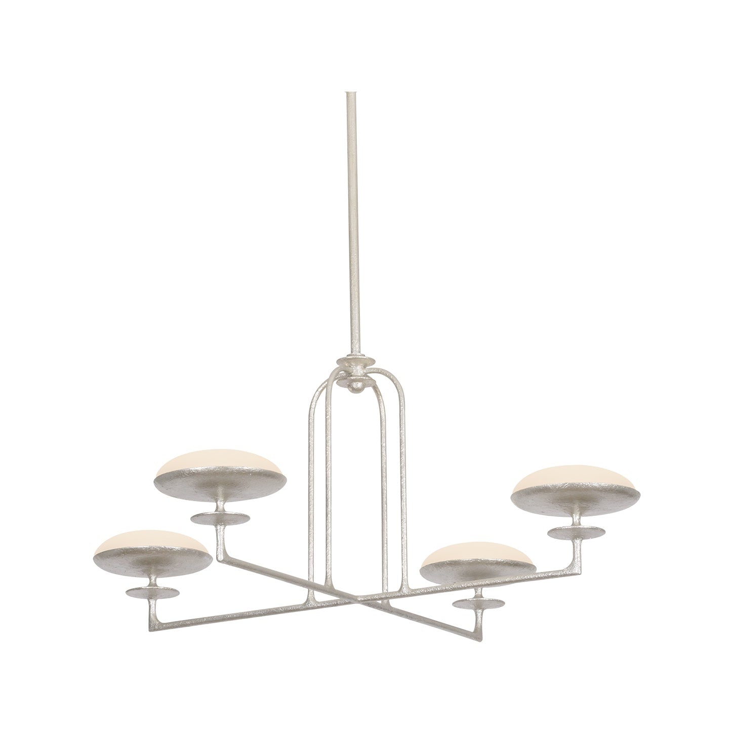 Pacific Chandelier LIGHTING - Chandelier Hudson Valley Lighting Warm Silver Leaf 39"