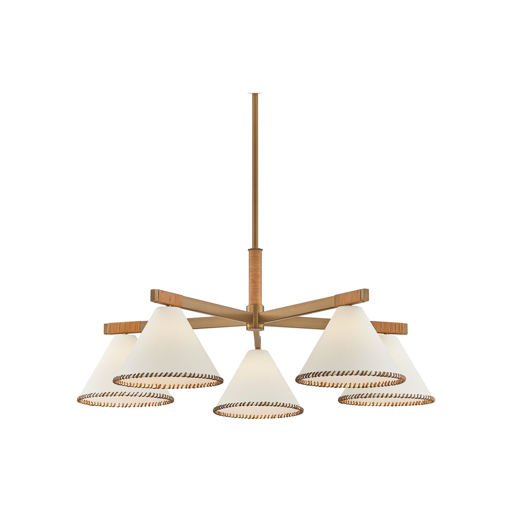 Stoney Chandelier LIGHTING - Chandelier Hudson Valley Lighting Patina Brass