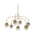 Harvey Chandelier LIGHTING - Chandelier Hudson Valley Lighting Patina Brass 59"