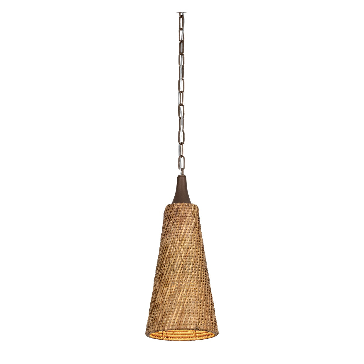 Kenzo Pendant LIGHTING - Pendant Hudson Valley Lighting Bronze Leaf 8"
