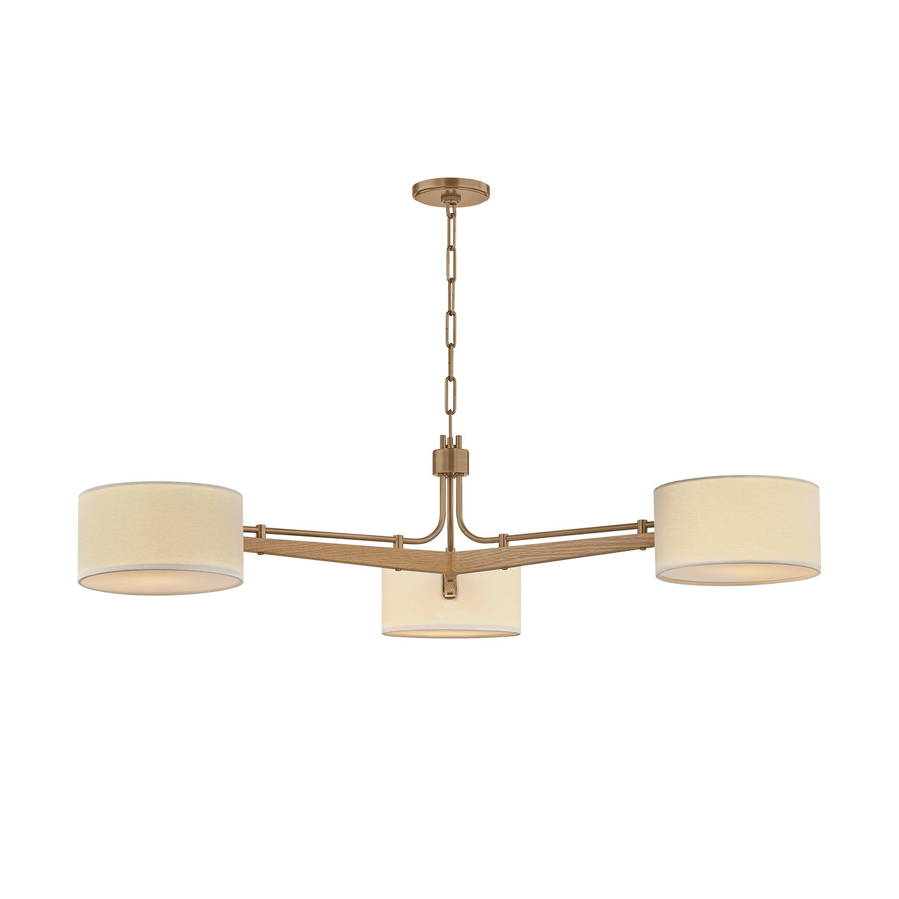 Mailo Chandelier LIGHTING - Chandelier Hudson Valley Lighting Patina Brass 50"
