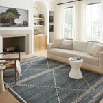 Loloi Fabian Denim / Charcoal Rug RUGS - synthetic Loloi