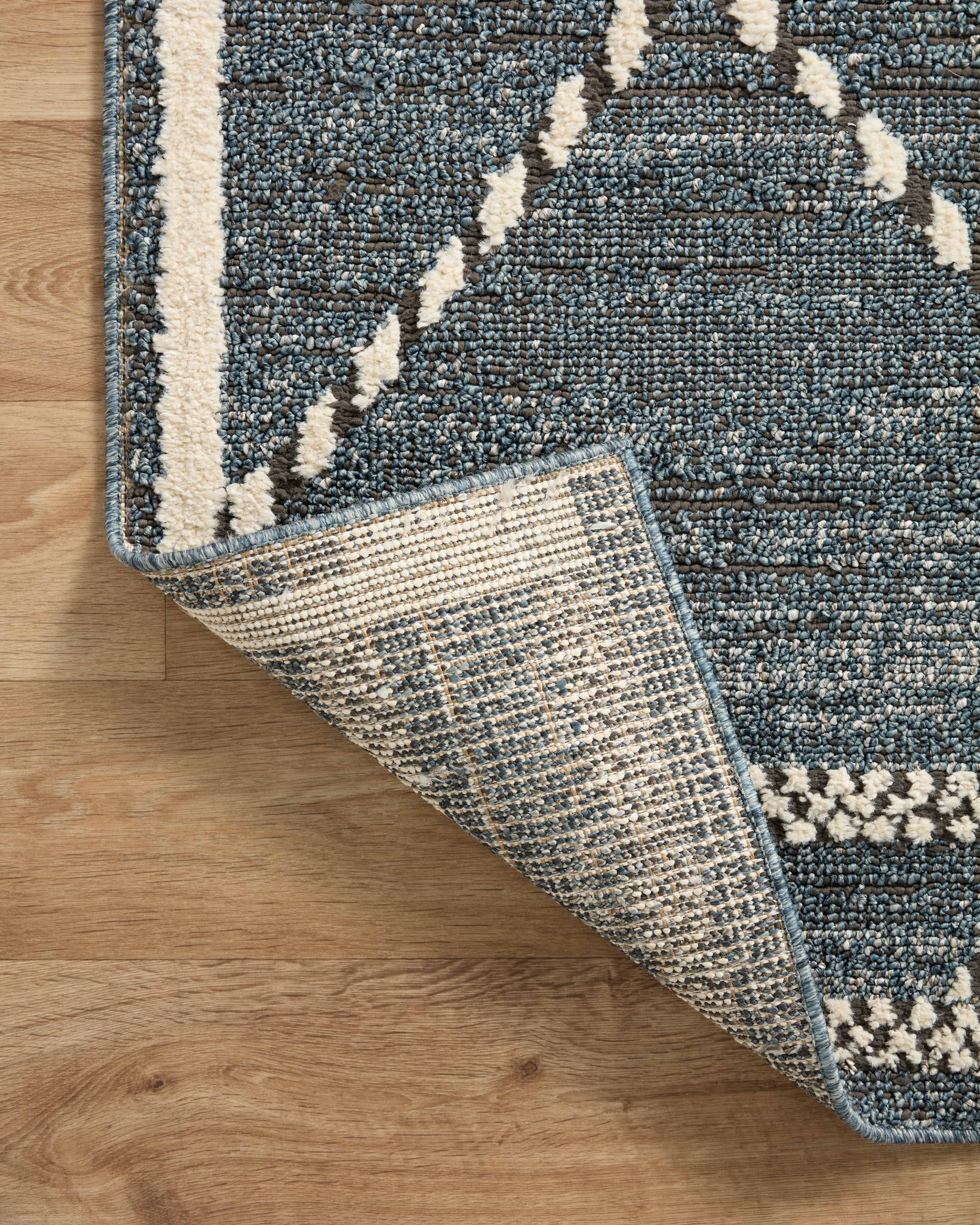 Loloi Fabian Denim / Charcoal Rug RUGS - synthetic Loloi
