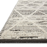 Loloi Fabian Charcoal / Ivory Rug No.1 RUGS - synthetic Loloi