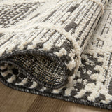 Loloi Fabian Charcoal / Ivory Rug No.1 RUGS - synthetic Loloi