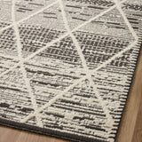 Loloi Fabian Charcoal / Ivory Rug No.1 RUGS - synthetic Loloi