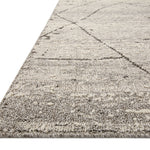 Loloi Fabian Grey / Charcoal Square Rug RUGS - synthetic Loloi