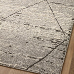 Loloi Fabian Grey / Charcoal Rug RUGS - synthetic Loloi