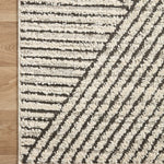 Loloi Fabian Charcoal / Ivory Rug No.1 RUGS - synthetic Loloi 18" x 18"