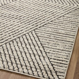 Loloi Fabian Charcoal / Ivory Rug No.1 RUGS - synthetic Loloi 18" x 18"