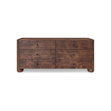 Garrick 6 Drawer Dresser Furniture - Dressers Moe's Furniture Brown