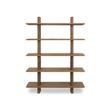 Cadman Large Bookcase FURNITURE - bookshelves Moe's Furniture Brown