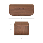 Hettie Floating Nightstand FURNITURE - nightstand Moe's Furniture