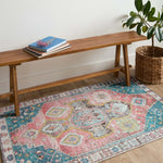 Loloi Fiona Rust / Green Rug RUGS - synthetic Loloi
