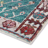 Loloi Fiona Rust / Green Rug RUGS - synthetic Loloi