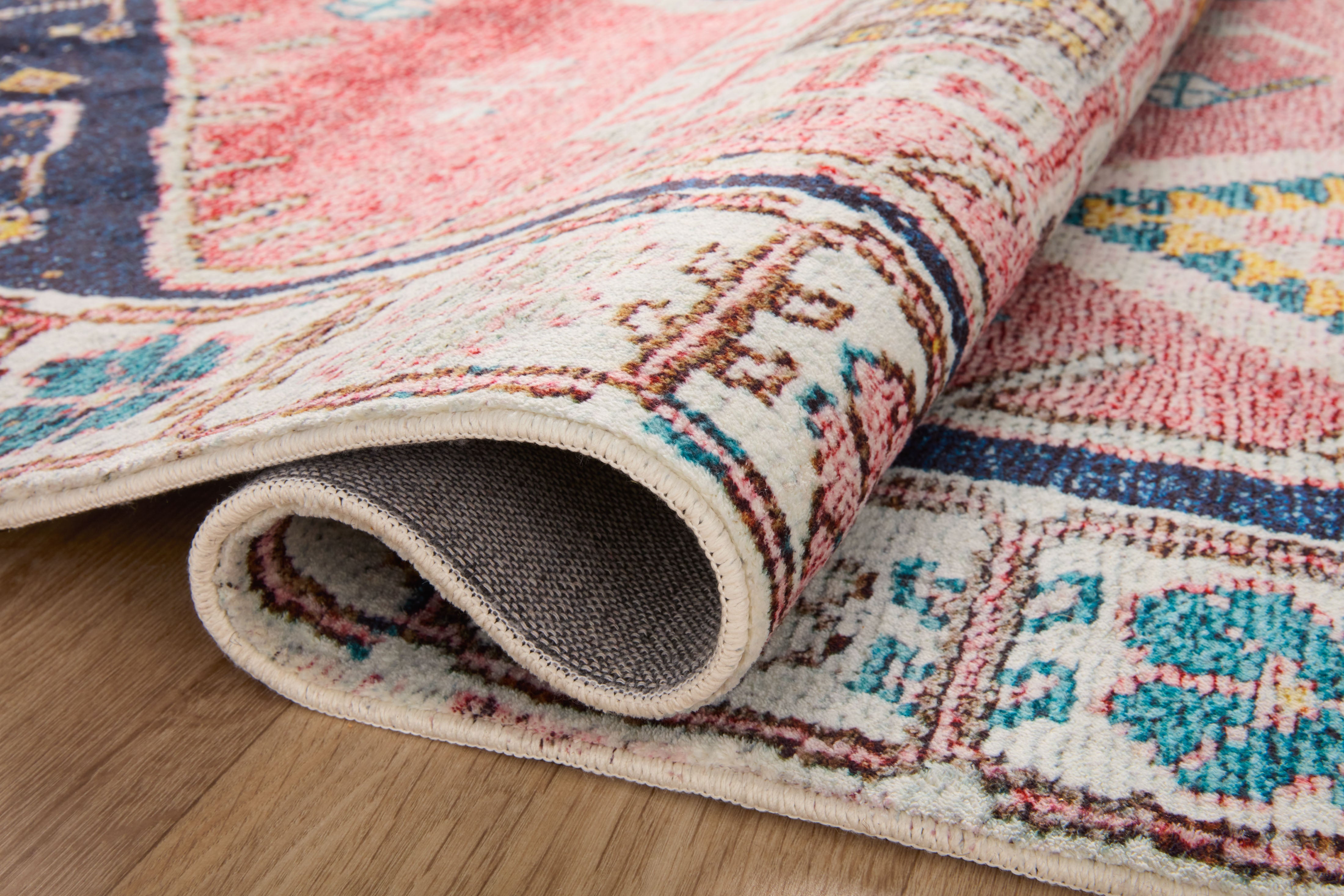 Loloi Fiona Rust / Navy Rug RUGS - synthetic Loloi