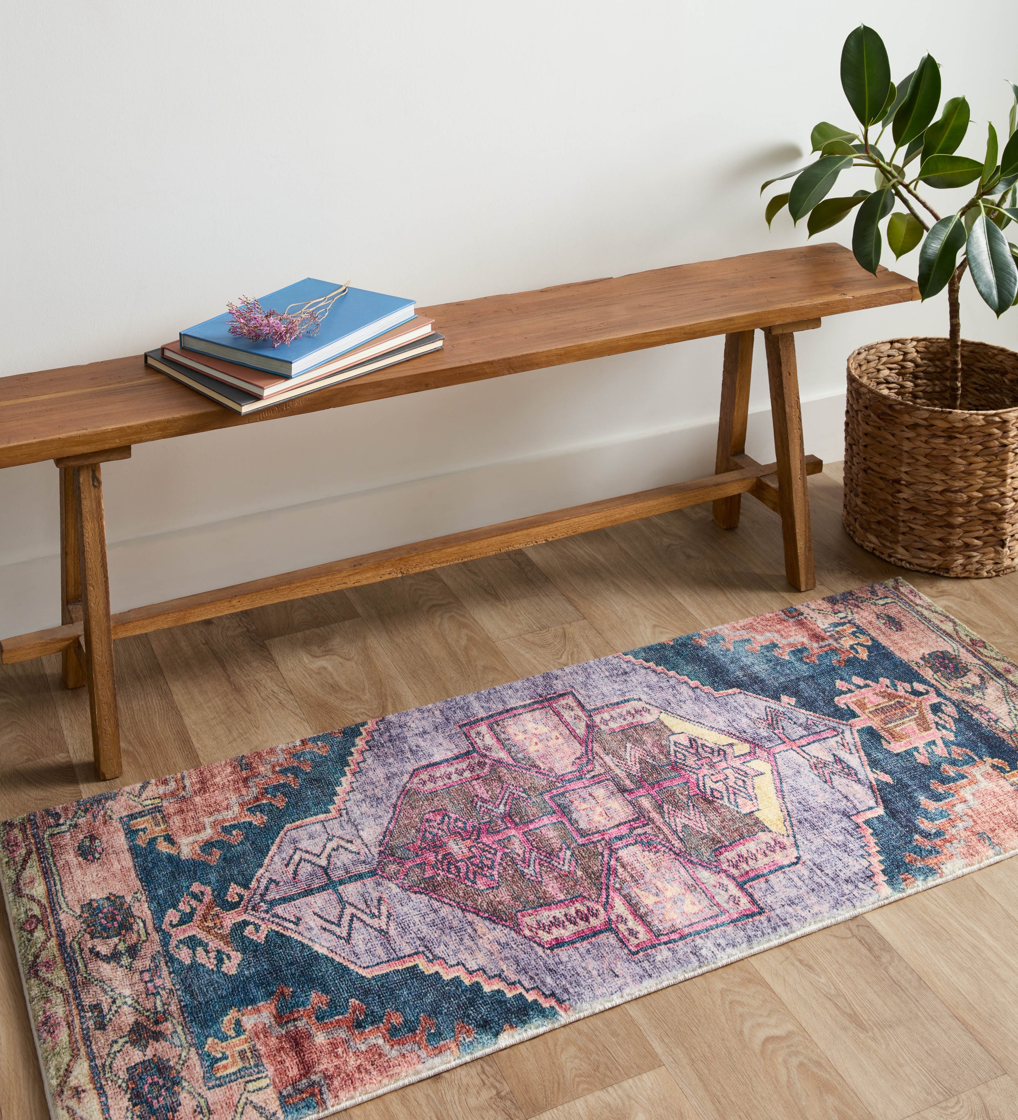 Loloi Fiona Purple / Multi Rug RUGS - synthetic Loloi
