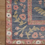 Rifle Paper Co. x Loloi Fiore Navy / Rust Rug RUGS - synthetic Loloi