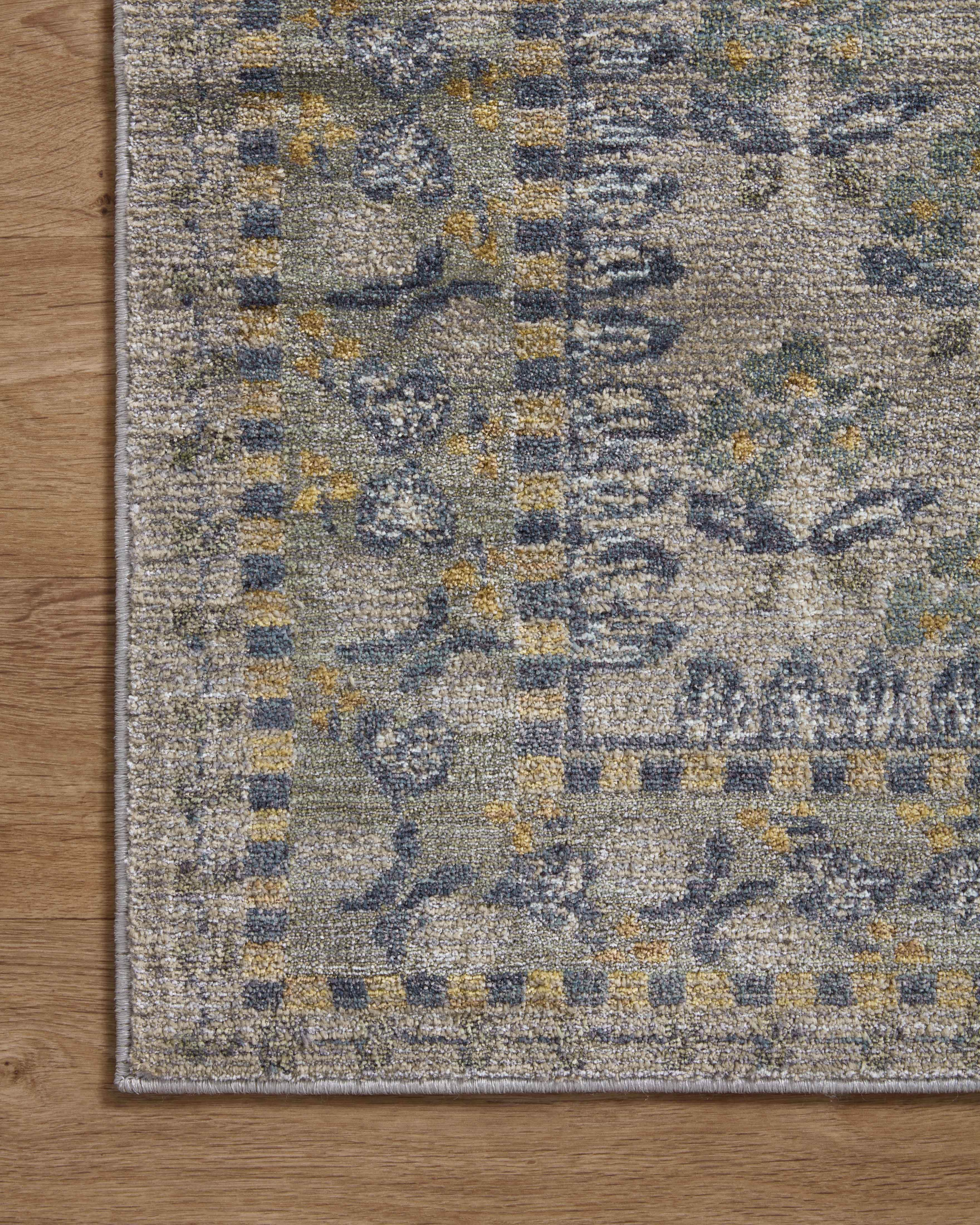 Rifle Paper Co. x Loloi Fiore Grey Rug RUGS - synthetic Loloi