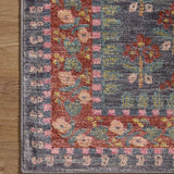Rifle Paper Co. x Loloi Fiore Navy Rug No.2 RUGS - synthetic Loloi 18" x 18"