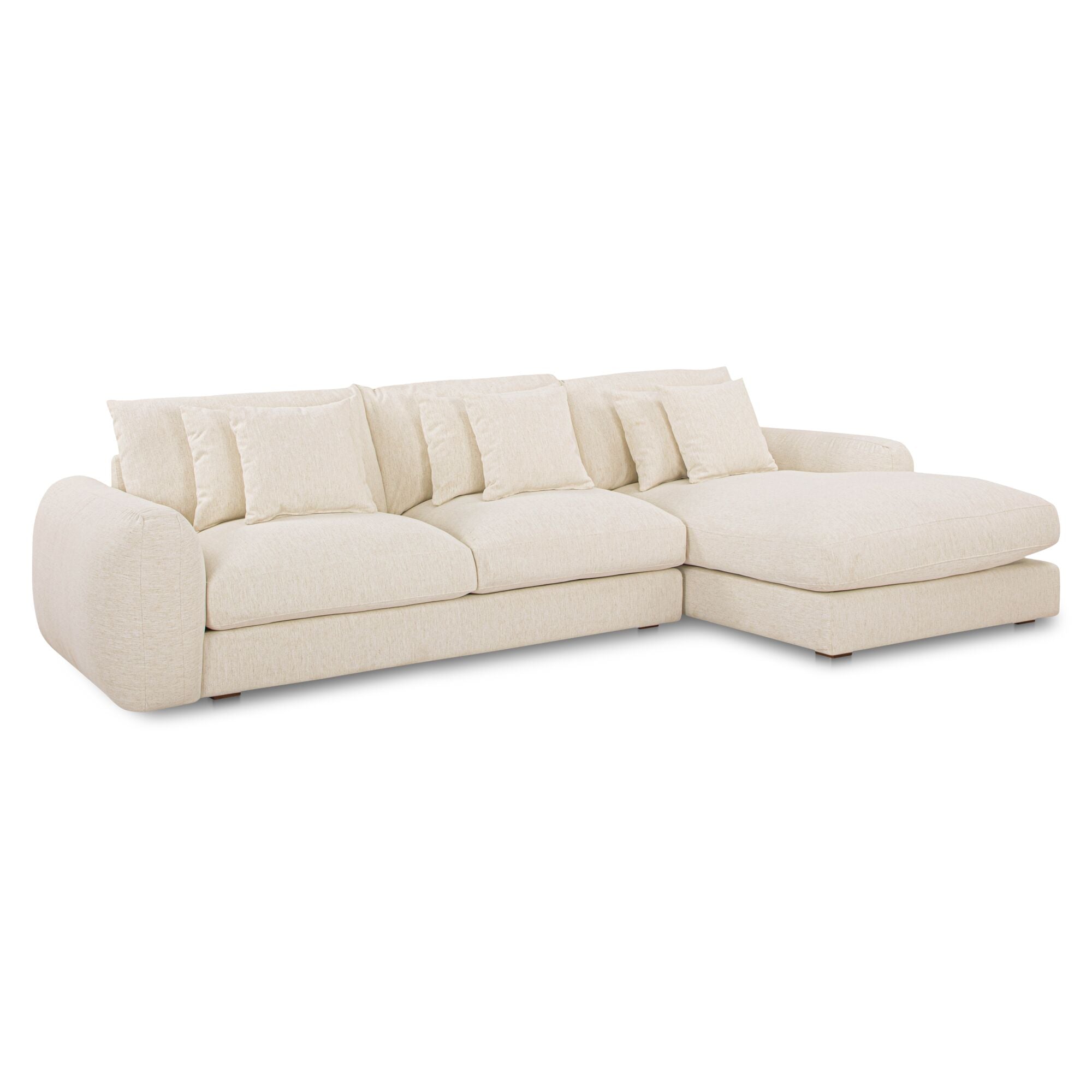 Beckett Sectional Oat Furniture - Sectionals Moe's Furniture