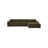 Farrah Sectional FURNITURE - sectionals Moe's Furniture Cedar Green Right