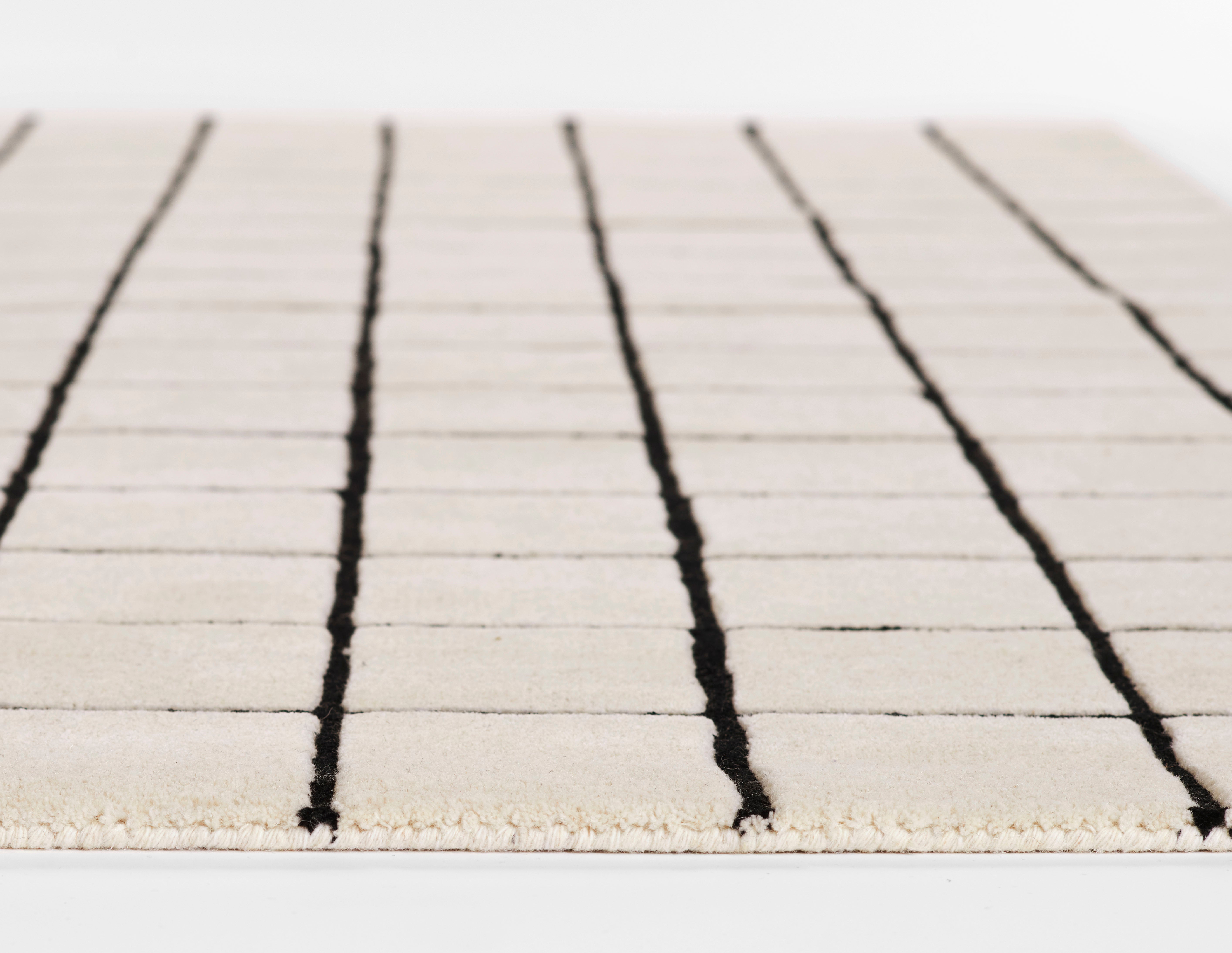 Forme Gridwork Hand Tufted Rug RUGS - wool Momeni