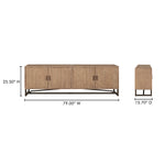 Sierra Media Unit FURNITURE - media consoles Moe's Furniture