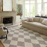 Chris Loves Julia x Loloi Francis Beige / Charcoal Rug Rugs Loloi