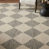 Chris Loves Julia x Loloi Francis Beige / Charcoal Rug Rugs Loloi