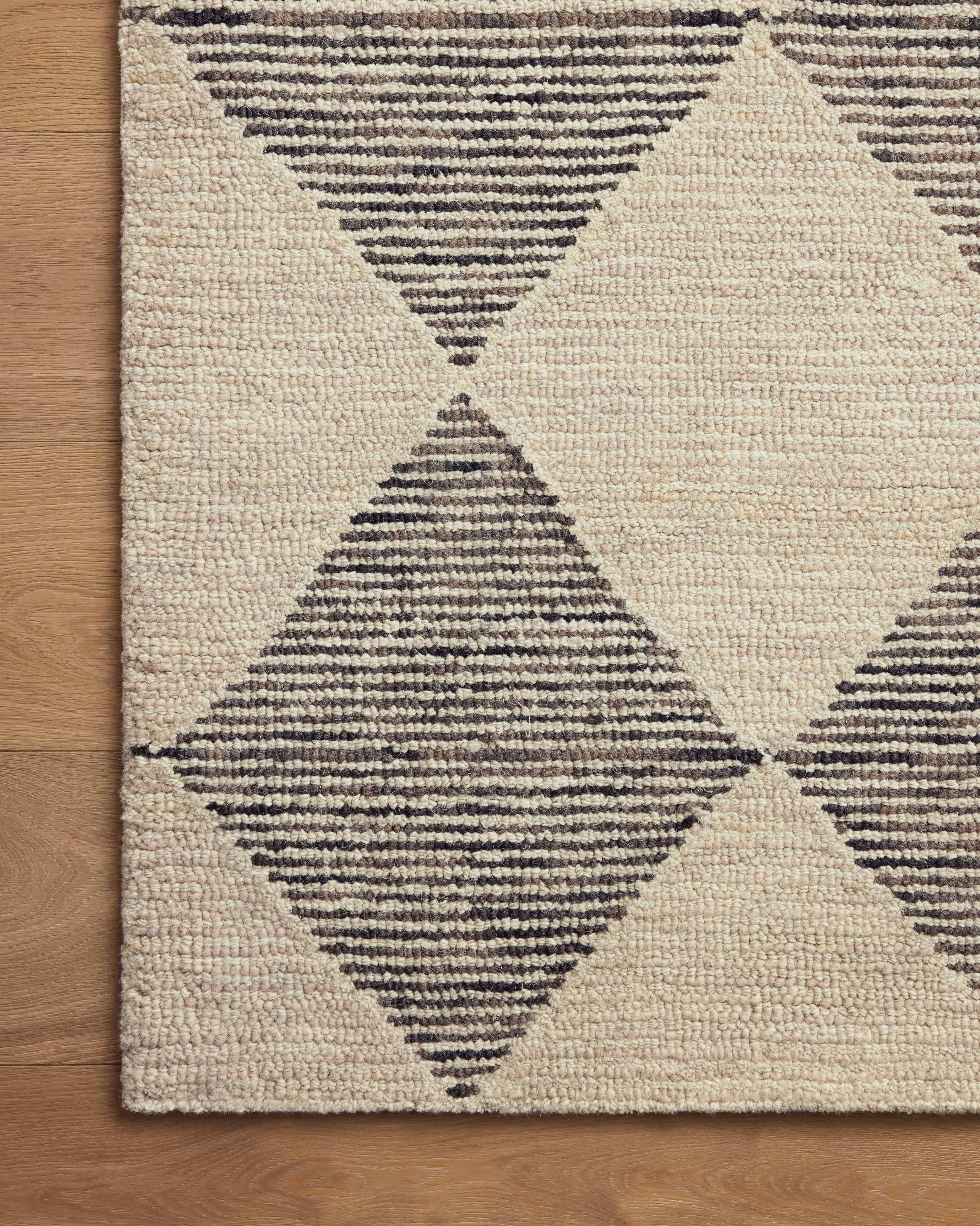 Chris Loves Julia x Loloi Francis Beige / Charcoal Rug Rugs Loloi