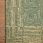 Chris Loves Julia x Loloi Francis Green / Natural Rug Rugs Loloi
