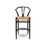 Layla Counter Stool - Black Natural - Rug & Weave