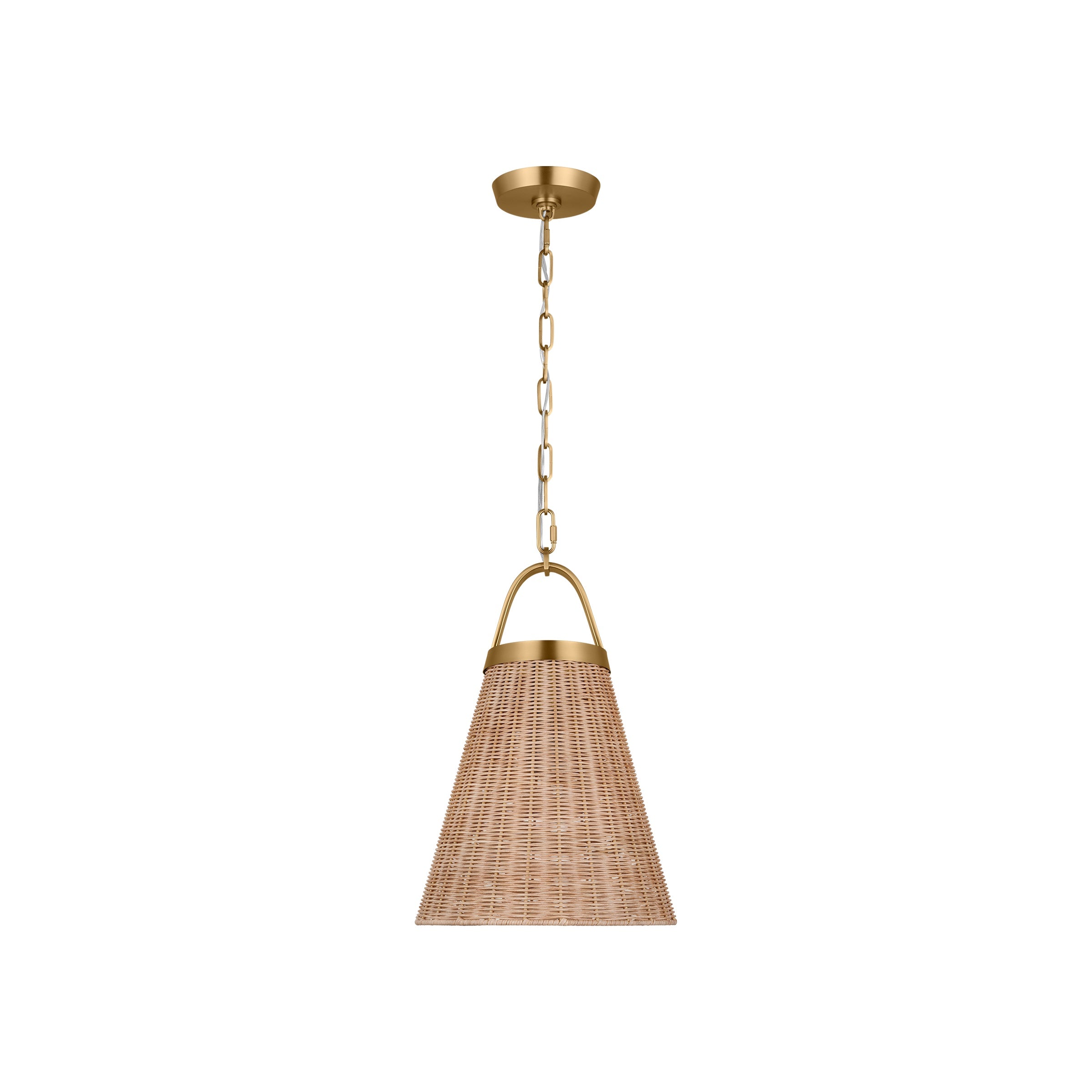 Whitby Medium Pendant LIGHTING - pendant Visual Comfort Burnished Brass