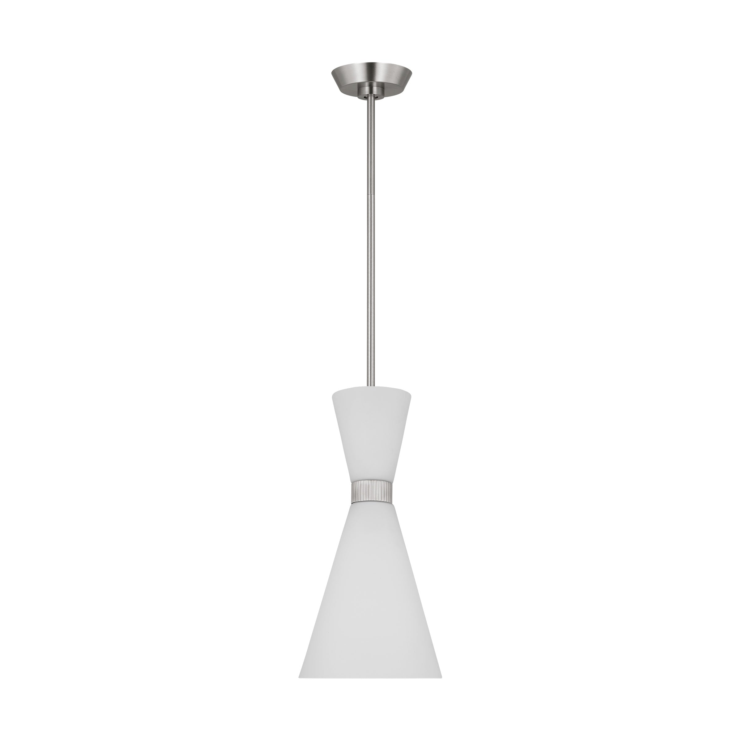 Belcarra Small Pendant LIGHTING - pendant Visual Comfort - Studio Brushed Steel