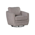 Baltimore Club Chair FURNITURE - accent chair LH IMPORTS Swivel Glider Boucle Greige