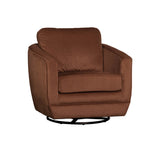 Baltimore Club Chair FURNITURE - accent chair LH IMPORTS Swivel Glider Ginger Rust