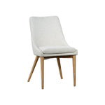 Frits Side Dining Chair FURNITURE - dining chairs LH IMPORTS Ivory w/ Natural Leg