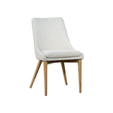 Frits Side Dining Chair FURNITURE - dining chairs LH IMPORTS Ivory w/ Natural Leg
